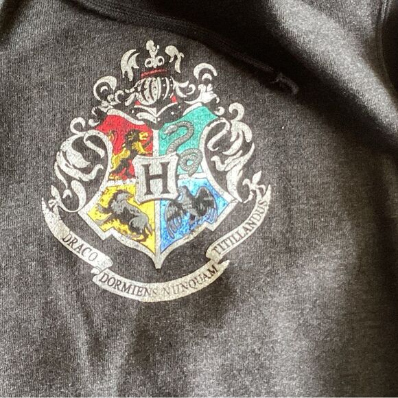 Universal Other - Harry Potter ,Hogwarts,  Black  Zip Up Black Hoodie 
Men’s Size XL